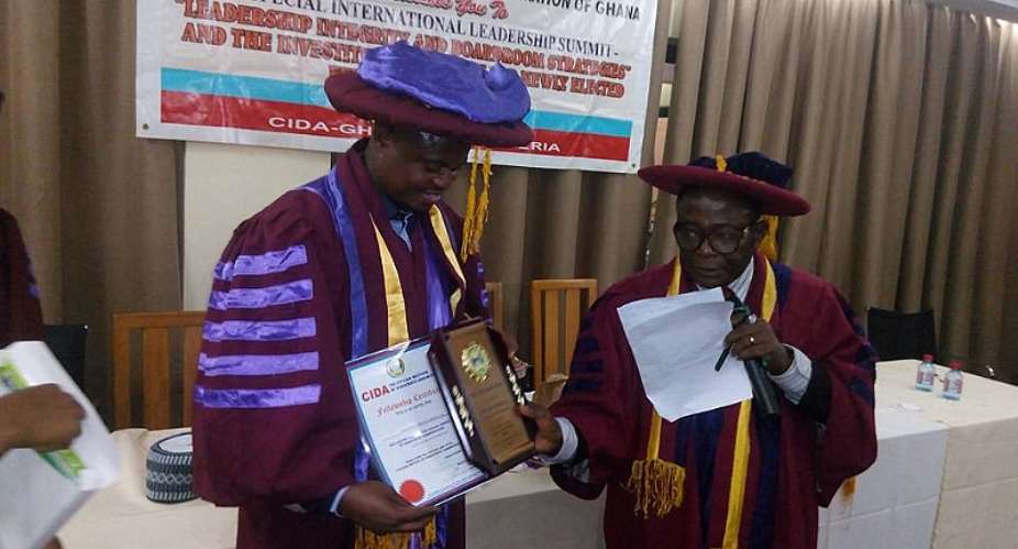 CEO Of Glomef Conferred With The Professional Fellowship Award