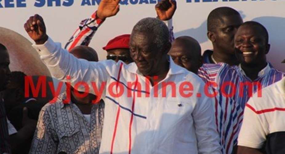 NPP will sweep five regions, share rest with NDC - Kufour