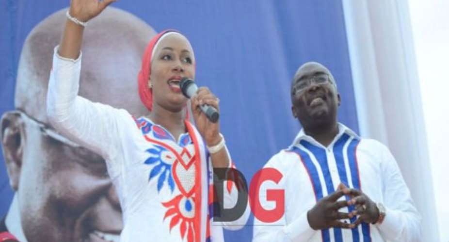 Remember your suffering when you vote on Wednesday- Mrs. Bawumia