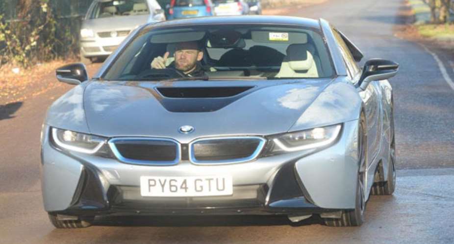 Wayne Rooney and the Car