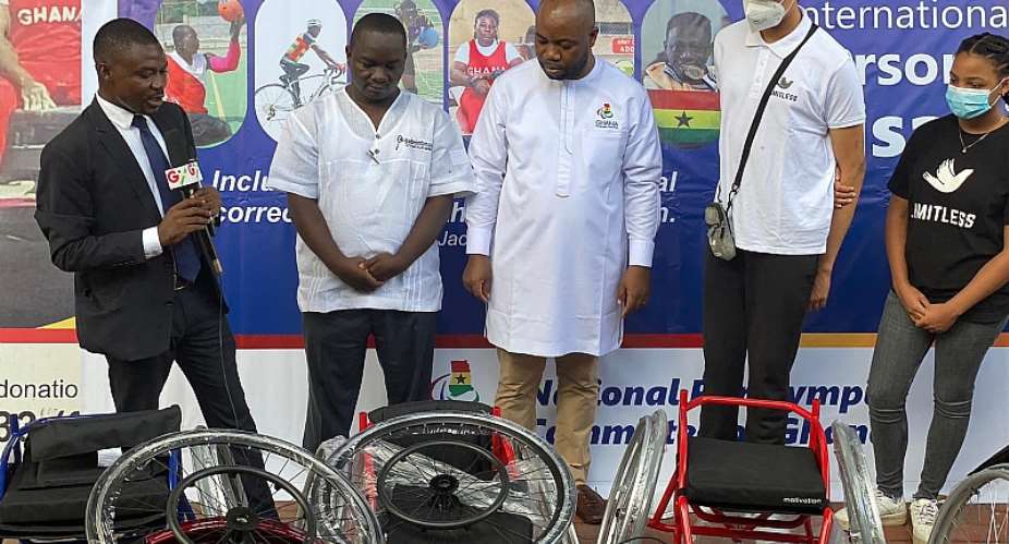 Ghana National Paralympic Committee surprises athletes with wheelchairs