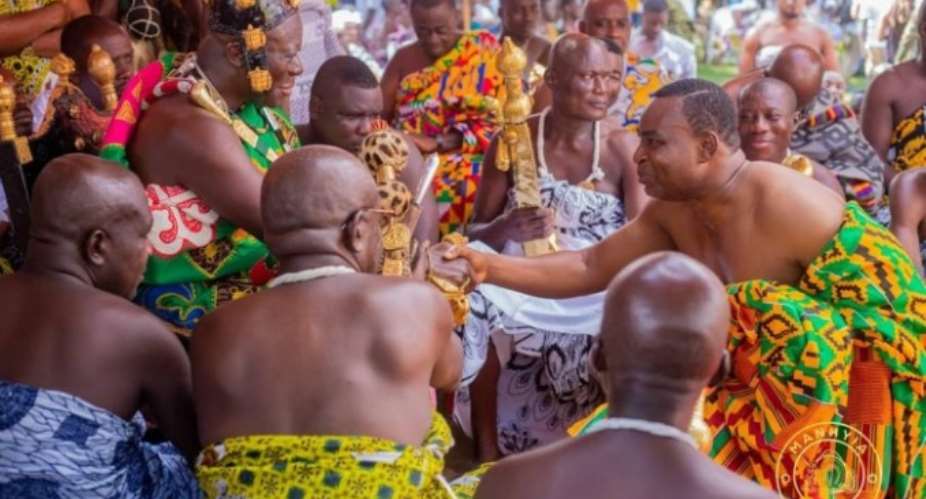 Wontumi is my grandson and wont disrespect me — Asantehene directs Kumasi Traditional Council to free Wontumi