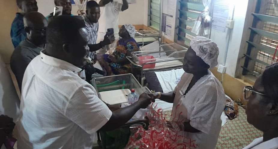 Sam George marks 40th birthday with donation to hospital, orphanage home