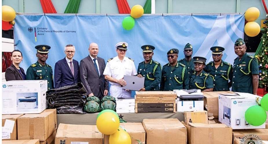 German government donates logistics worth over GHS1.7 million to Ghana Immigration Service