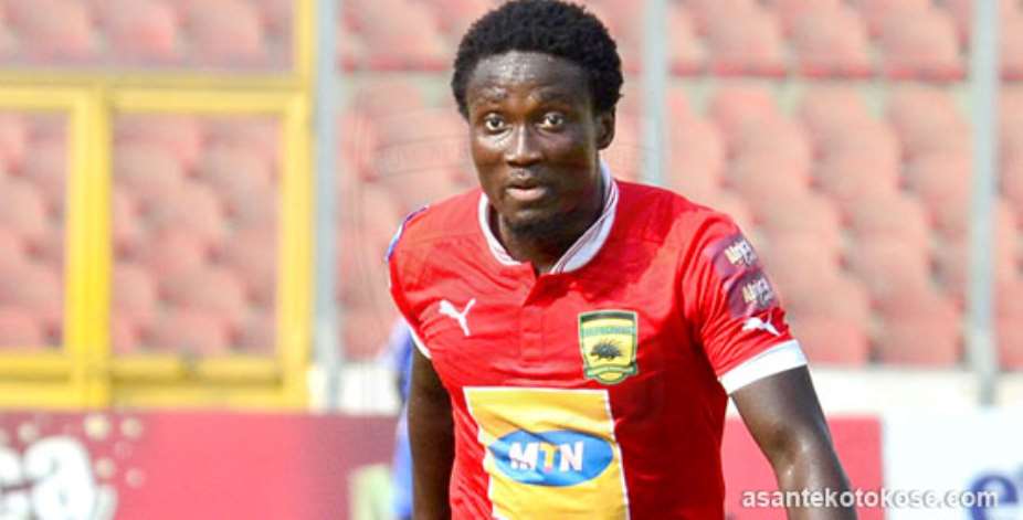 REPORT: Hearts keep taps on 'rejected' Kotoko midfielder Kwadwo Poku