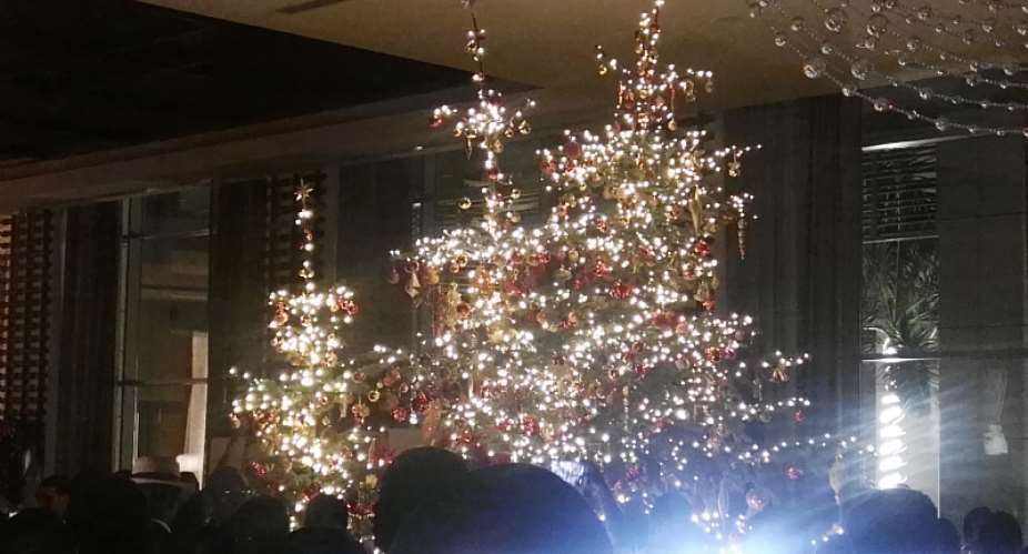 Kempinski Hotel Lights Up The Largest Christmas Tree To Herald Xmas Season