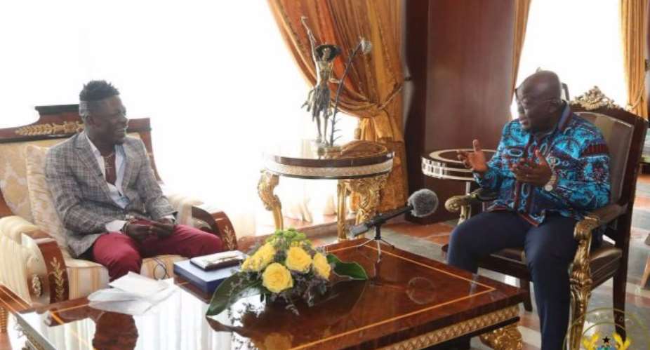 Shatta Wale and President Akufo-Addo