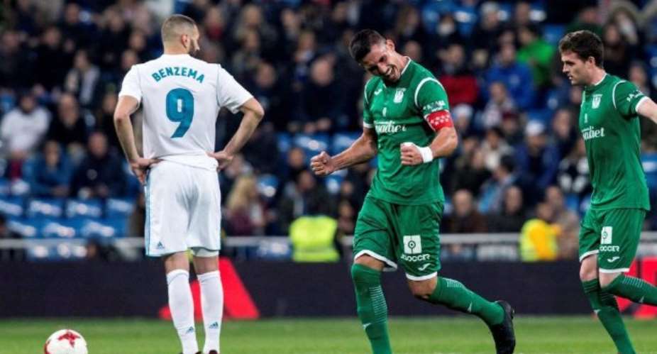 Real Madrid Dumped Out Of Copa del Rey By Legans