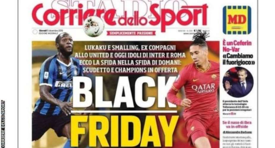 Italian Sports Daily Under Fire Over 'Black Friday' Headline