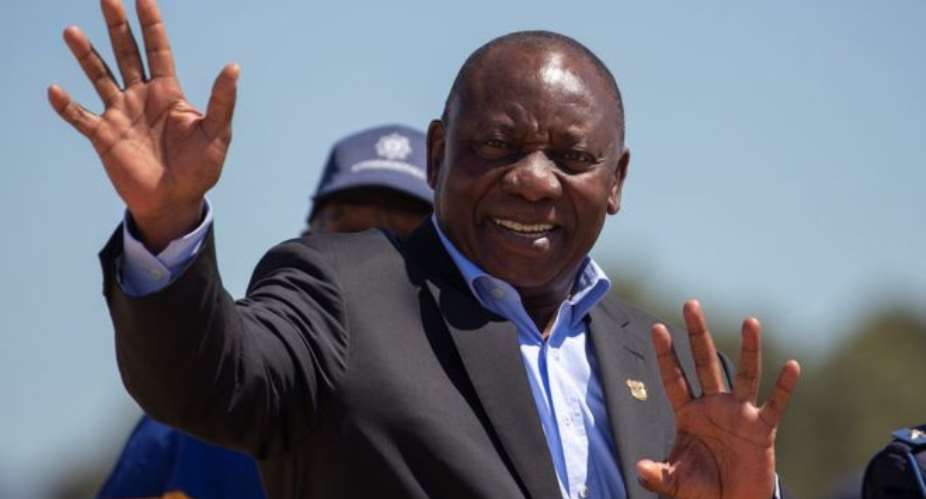 South Africa President Cyril Ramaphosa in Ghana for state visit