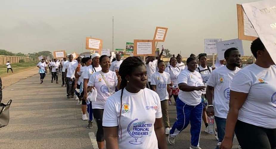 Dr. Dacosta Aboagye Leads NTD's Walk-In Accra