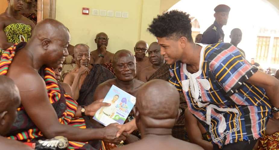 Otumfuo Endorses Rahim Bandas 'Back To School From The Streets Project