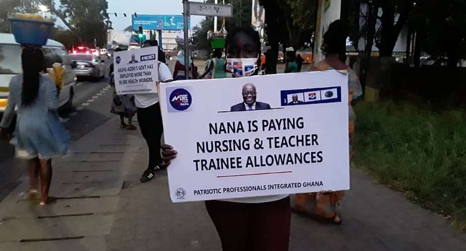 2020 Election: NPP Group hits streets of Accra to campaign for Akufo-Addo