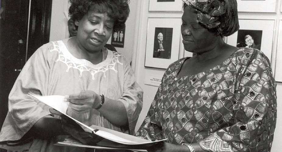 Author:Doris Green and Wangari Maathai, the first African recipient of the NOBEL PEACE PRIZE in 2004