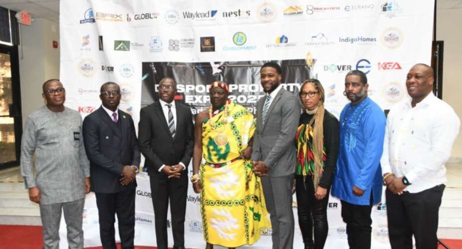 Group photo of dignitaries taken to signify the official launch of Diaspora Property Expo 2025 (DPE2025) /  Afrikan Post