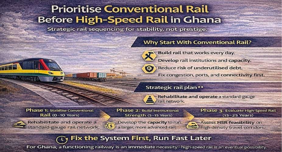 Ghana Should Build a Strong Railway System Before Dreaming of High-Speed Rail
