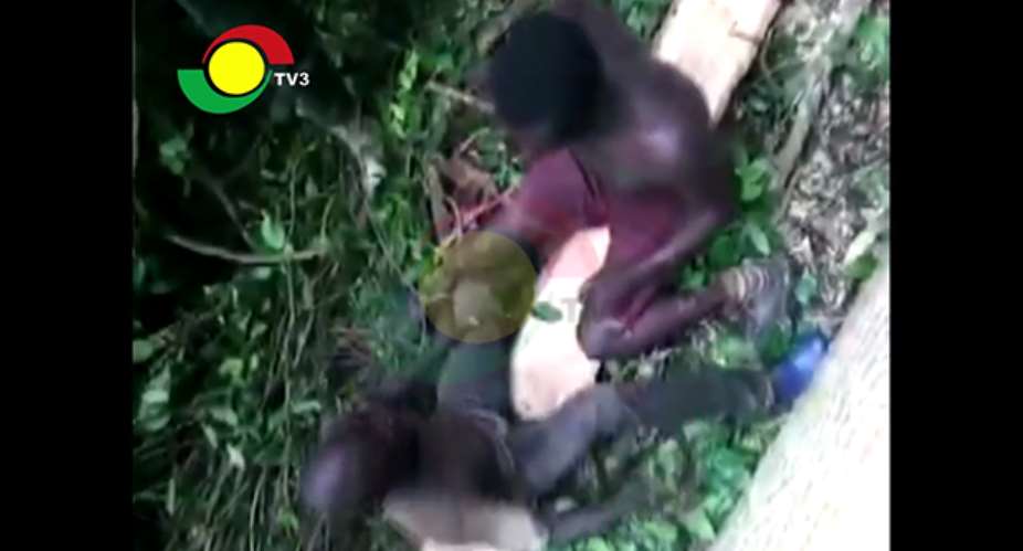 Video Two Illegal Chain Saw Operators Made To Slap Each Other After Arrest