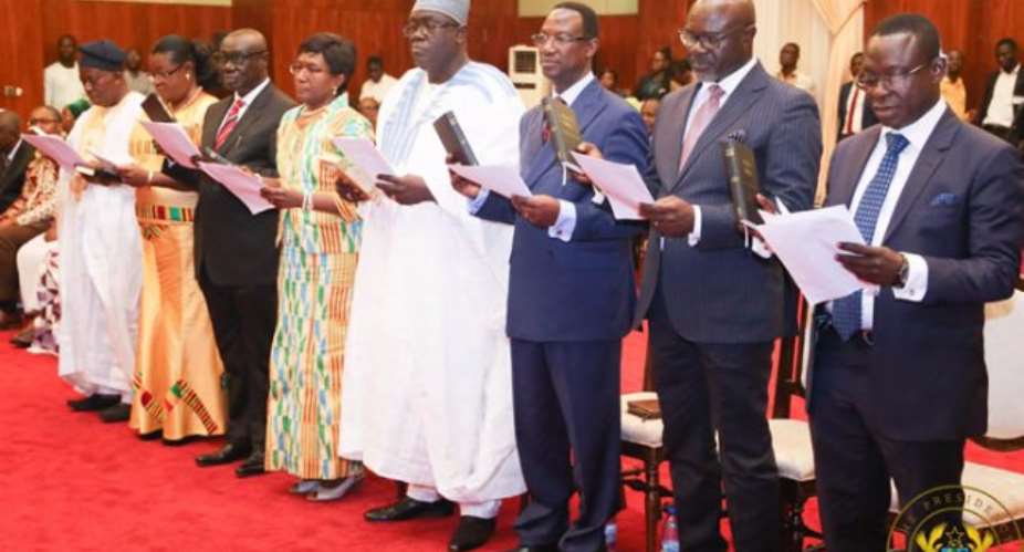 Nana Addo Swears In 8 New Envoys