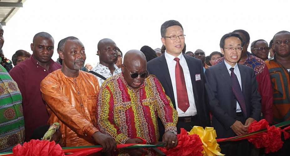 One District, One Factory: Akufo-Addo Opens Sunda Baby Diapers Factory