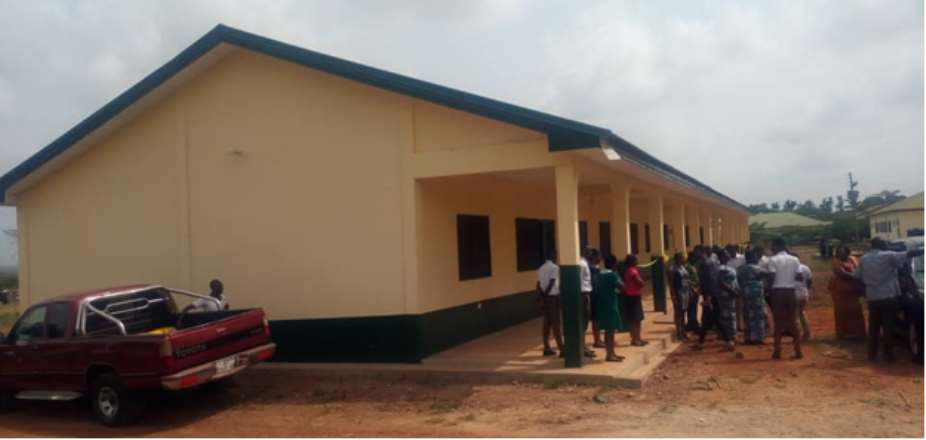 The Newly Constructed Six 6 Unit Classroom Block