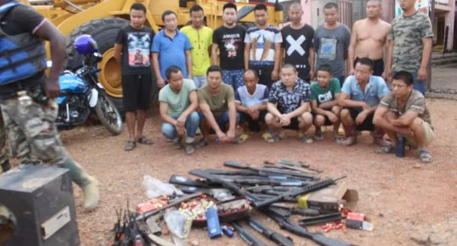 16 Chinese Arrested Over Galamsey
