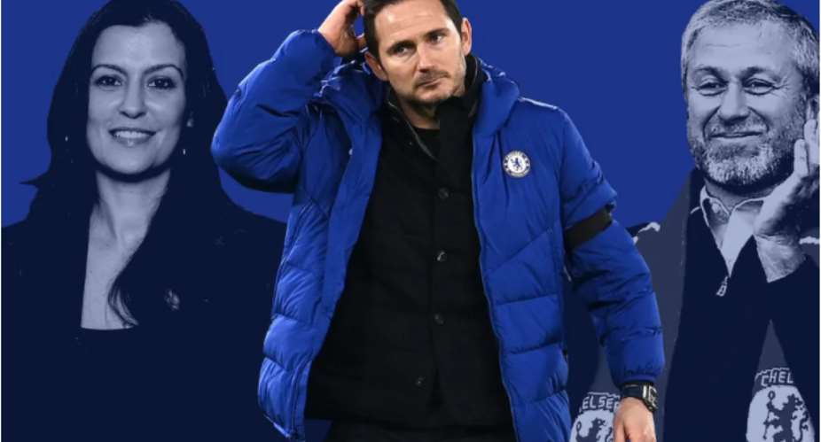 Frank Lampard was sacked by Chelsea on MondayCREDIT: Custom pic