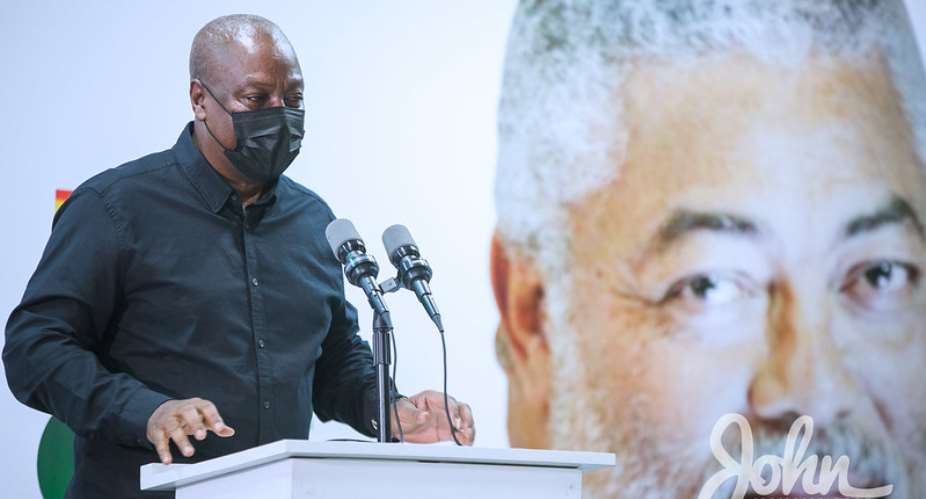 Mahama urges NDC members to honour Rawlings by ensuring unity