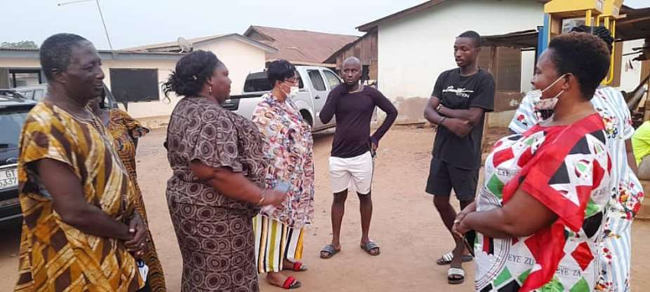Shai-Osudoku MP commiserates with Family of 19-year-old lady murdered at Doryumu