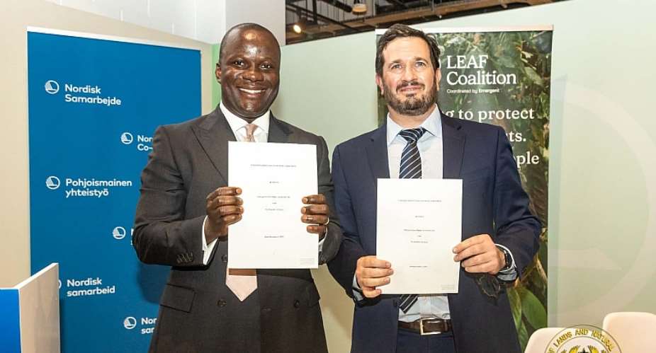 Ghana signs 50m emission reduction payment agreement with LEAF coalition