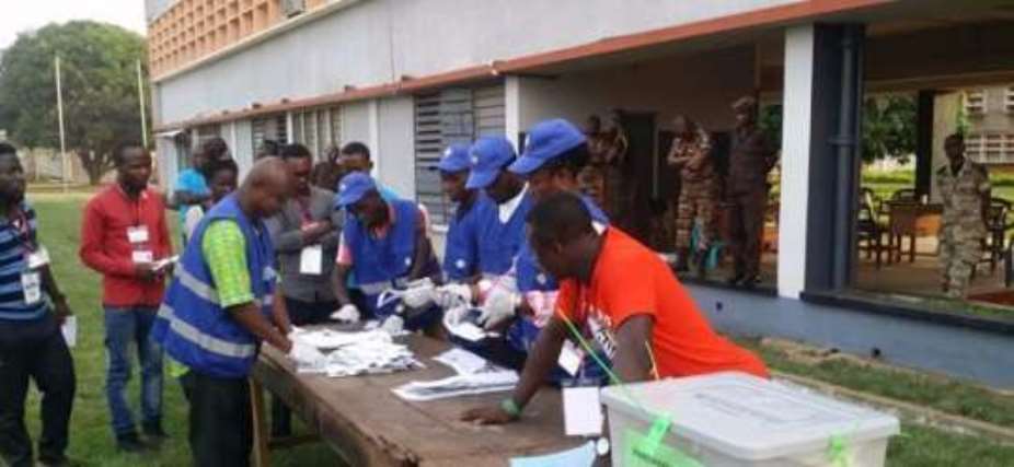 People stream to polling centres to witness ballot counting