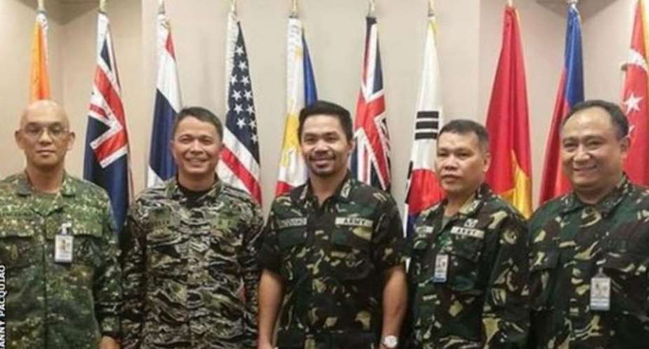 Manny Pacquiao Promoted To Full Colonel Of Philippine Army