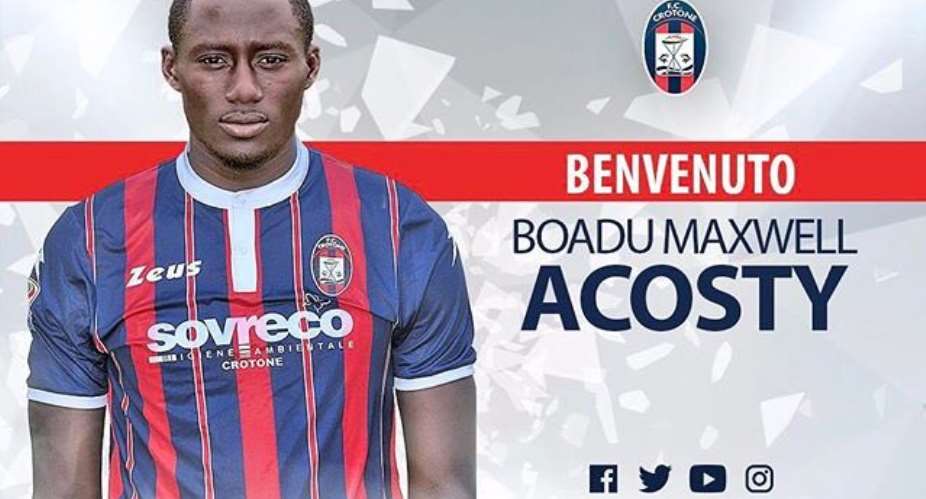 Maxwell Boadu Acosty seals move to Serie A side Crotone from Latina