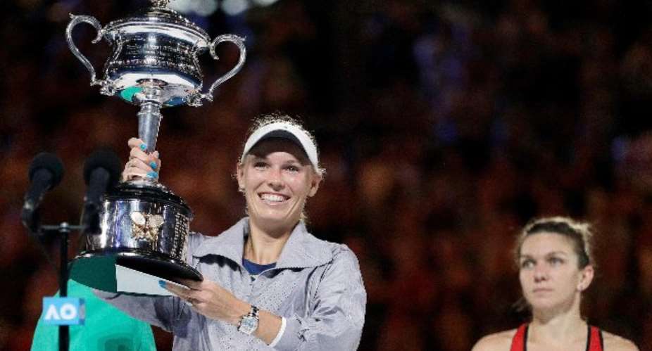 Australian Open: Wozniacki Beats Halep To Win First Grand Slam Title