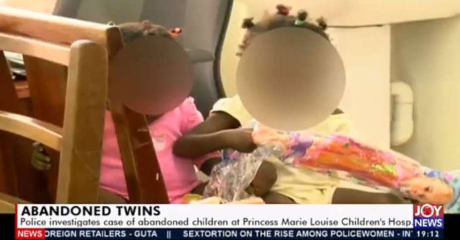 Mother abandons twins at children's hospital