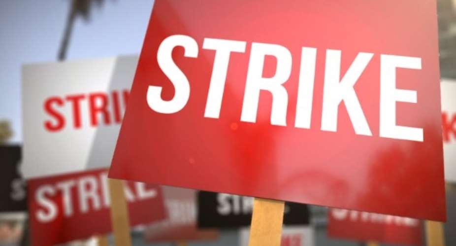 Senior staff members of UHAS join nationwide strike