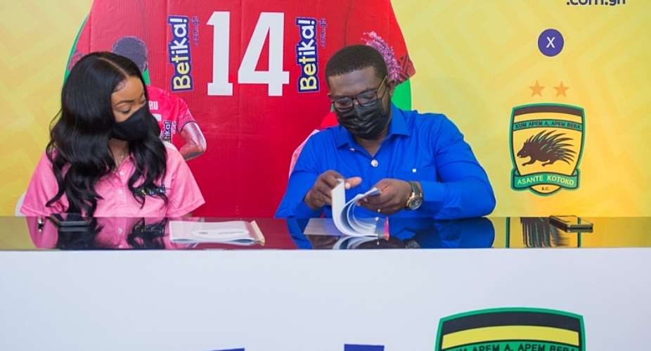 Asante Kotoko unveil Betika as new club sponsor Photos