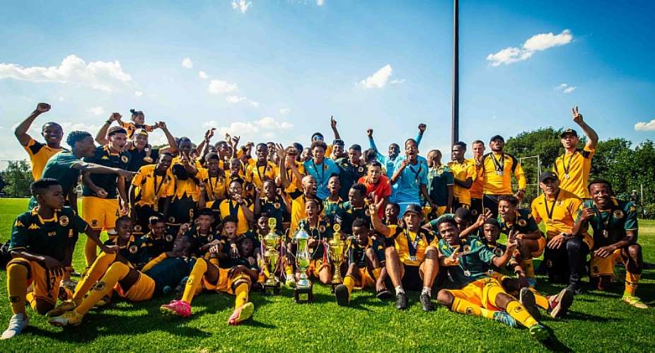 Kaizer Chiefs Juniors celebrate triple glory