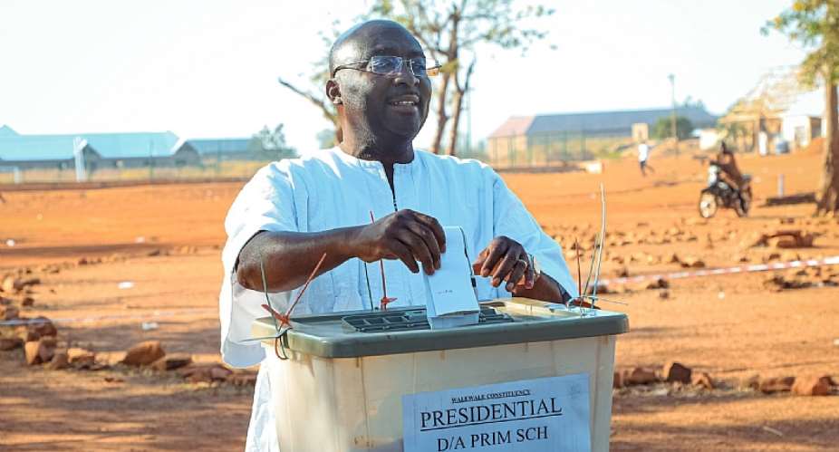 Bawumia votes early in his hometown