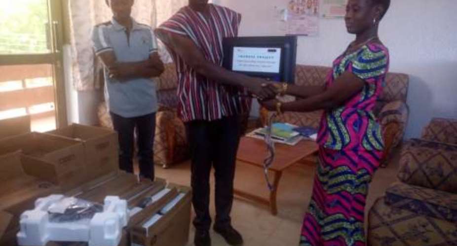 SAVE-Ghana presents computers to UWR Education Directorate
