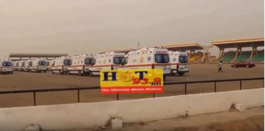 Akufo-Addo Commissions Parked Ambulances Today