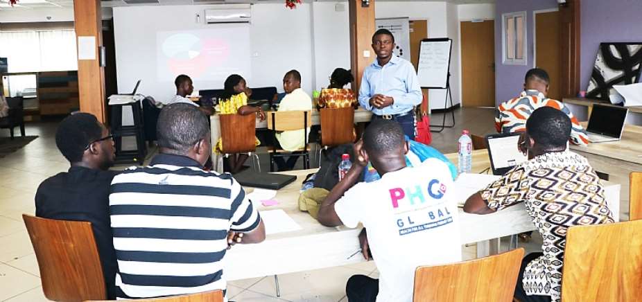 16 Innovators Of Ghanas Youthconnekt Kick-Start Business Incubation, Mentorship