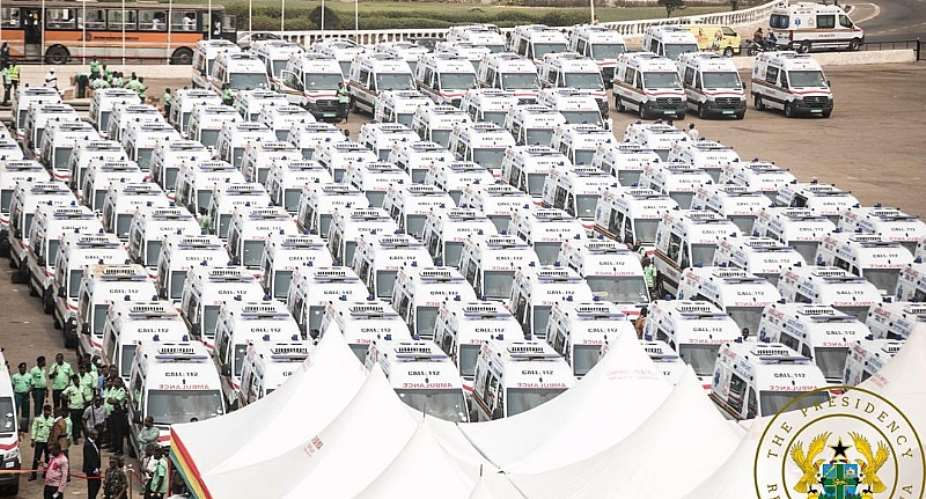 Photos 307 Parked Ambulances Finally Commissioned