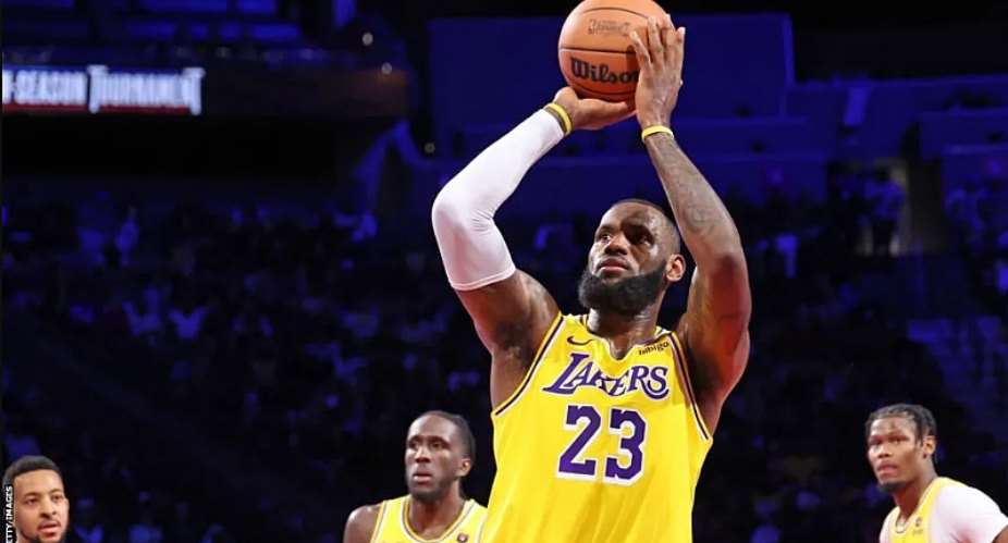 GETTY IMAGESImage caption: James is a 19-time NBA All-Star