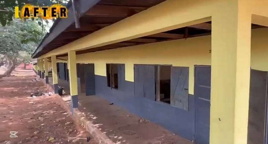 Oldstudentsupgradefacilities at Demonstration ‘C’ Schoolat Agogo