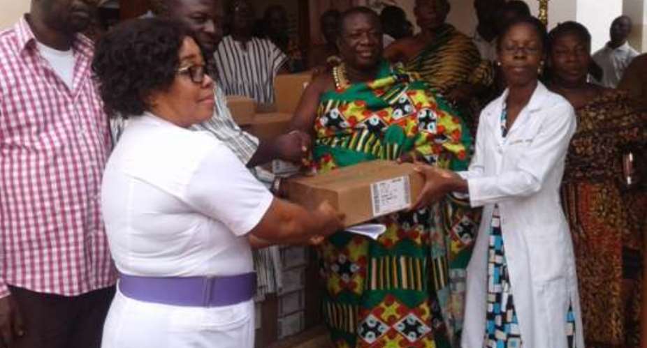 MP donates drugs to New Abirem Government Hospital