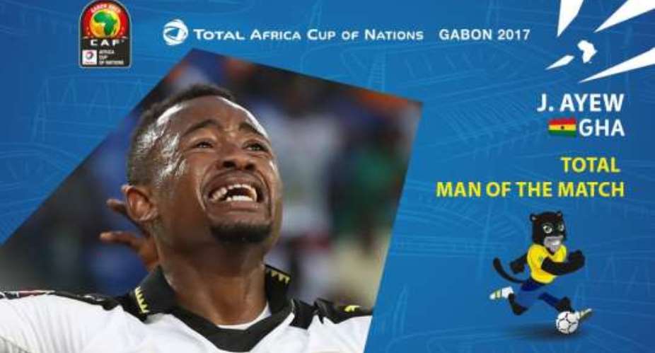 Jordan Ayew wins Man of the Match against Dr Congo