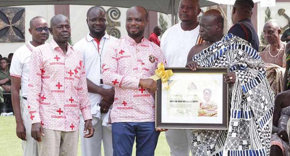 Asantehene Honours Ghana Red Cross Society