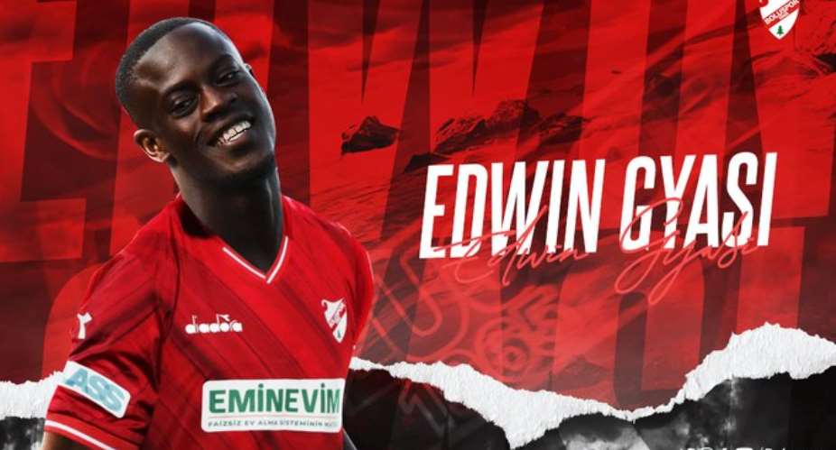 BREAKING NEWS: Edwin Gyasi completes loan move to Boluspor from Samsunspor