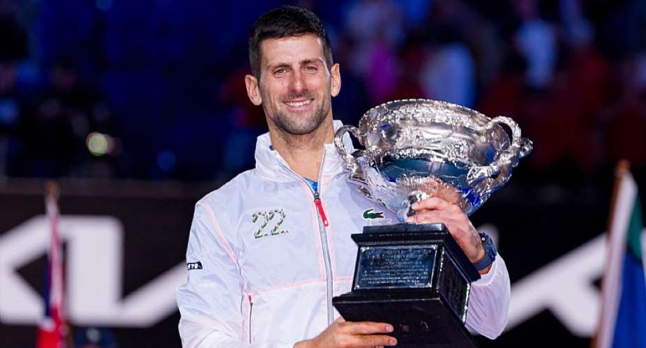 Novak Djokovic beat Stefanos Tsitsipas to winAustralian Open to equal Nadal record