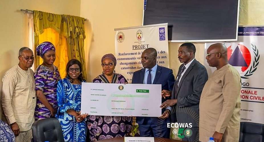 ECOWAS provides $719,733 to Togo in support of refugees and displaced persons
